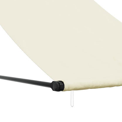 Tenda da Sole Retrattile Crema 100x150 cm in Tessuto e Acciaio | homemem39