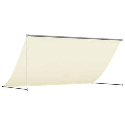 Tenda da Sole Retrattile Crema 300x150 cm in Tessuto e Acciaio - homemem39
