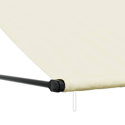 Tenda da Sole Retrattile Crema 350x150 cm in Tessuto e Acciaio | homemem39
