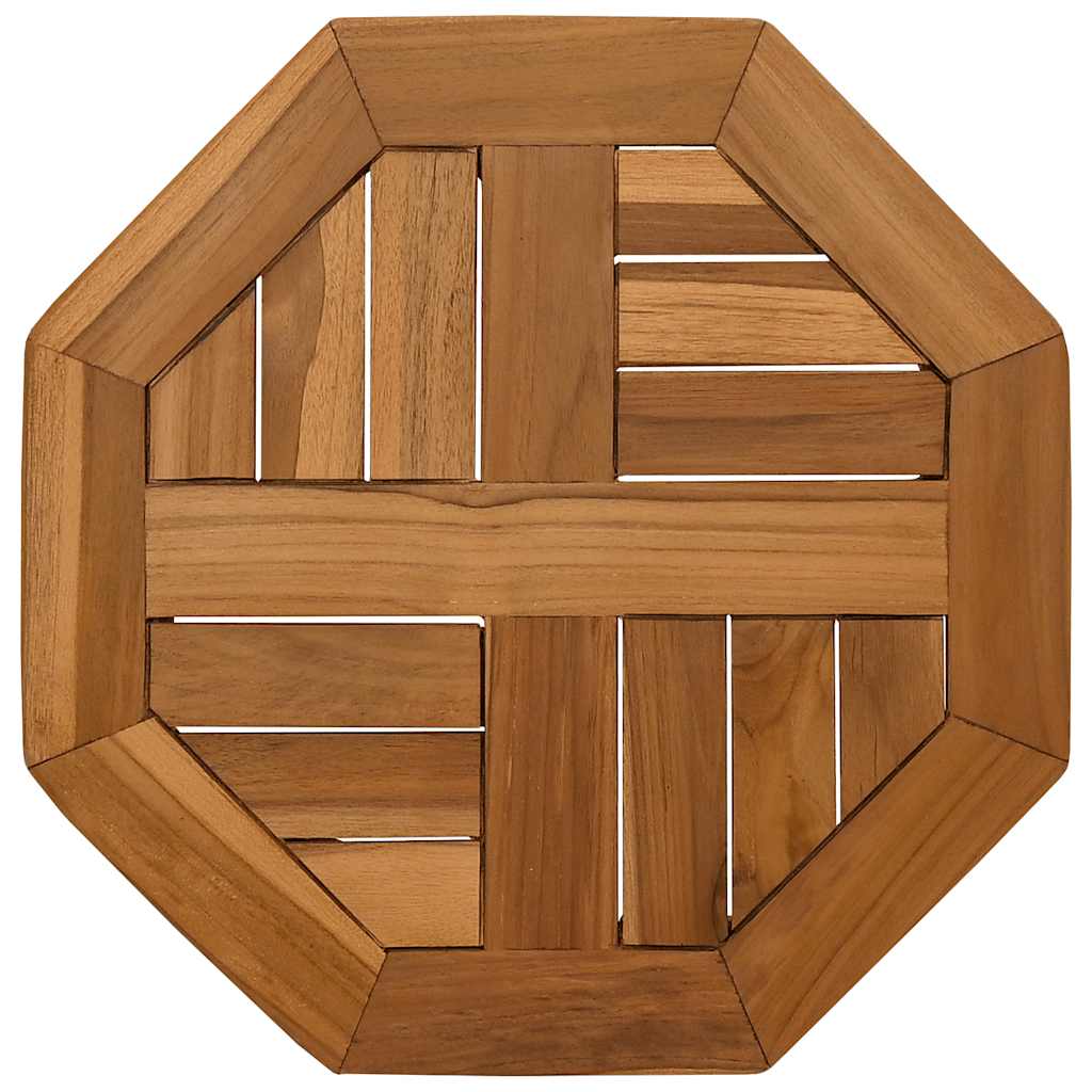Piano per Tavolo 40x40x2,5 cm Ottagonale Legno Massello Teak | homemem39
