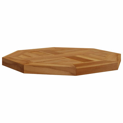Piano per Tavolo 40x40x2,5 cm Ottagonale Legno Massello Teak