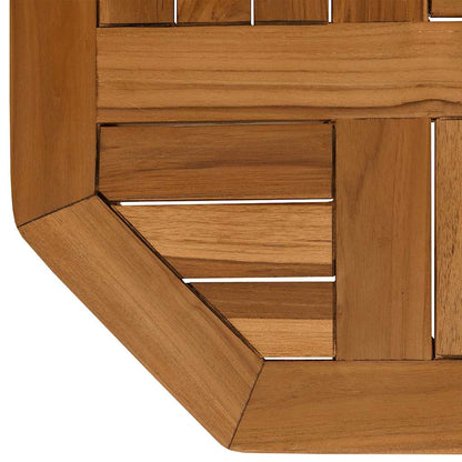 Piano per Tavolo 40x40x2,5 cm Ottagonale Legno Massello Teak | homemem39