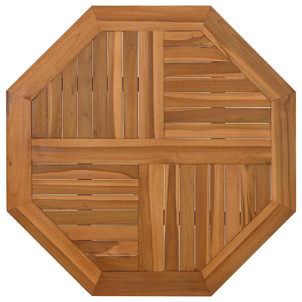 Piano per Tavolo 60x60x2,5 cm Ottagonale Legno Massello di Teak | homemem39