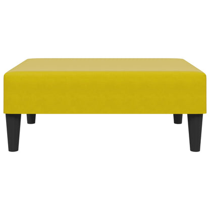 Set di Divani 2 pz con Cuscini Giallo in Velluto - homemem39