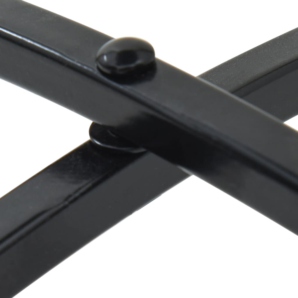 Set da Bistrot con Mosaico Blu e Bianco in Ferro e Ceramica - homemem39