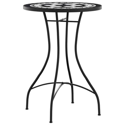 Set da Bistrot con Mosaico e in Ferro e Ceramica