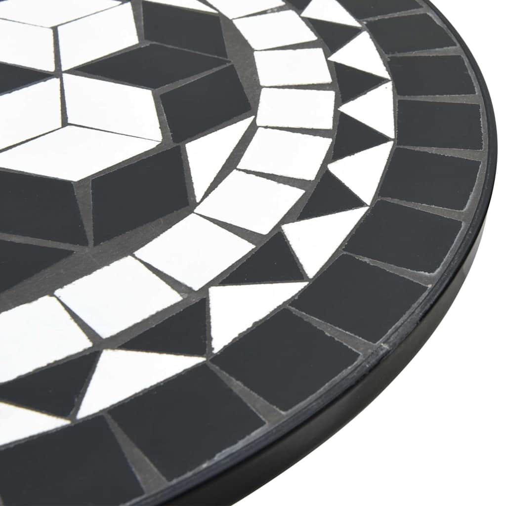 Set da Bistrot con Mosaico e in Ferro e Ceramica