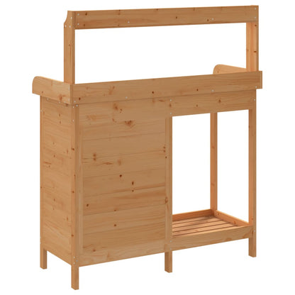 Tavolo Invaso Mobile Marrone 110,5x45x124,5cm Massello Abete | homemem39