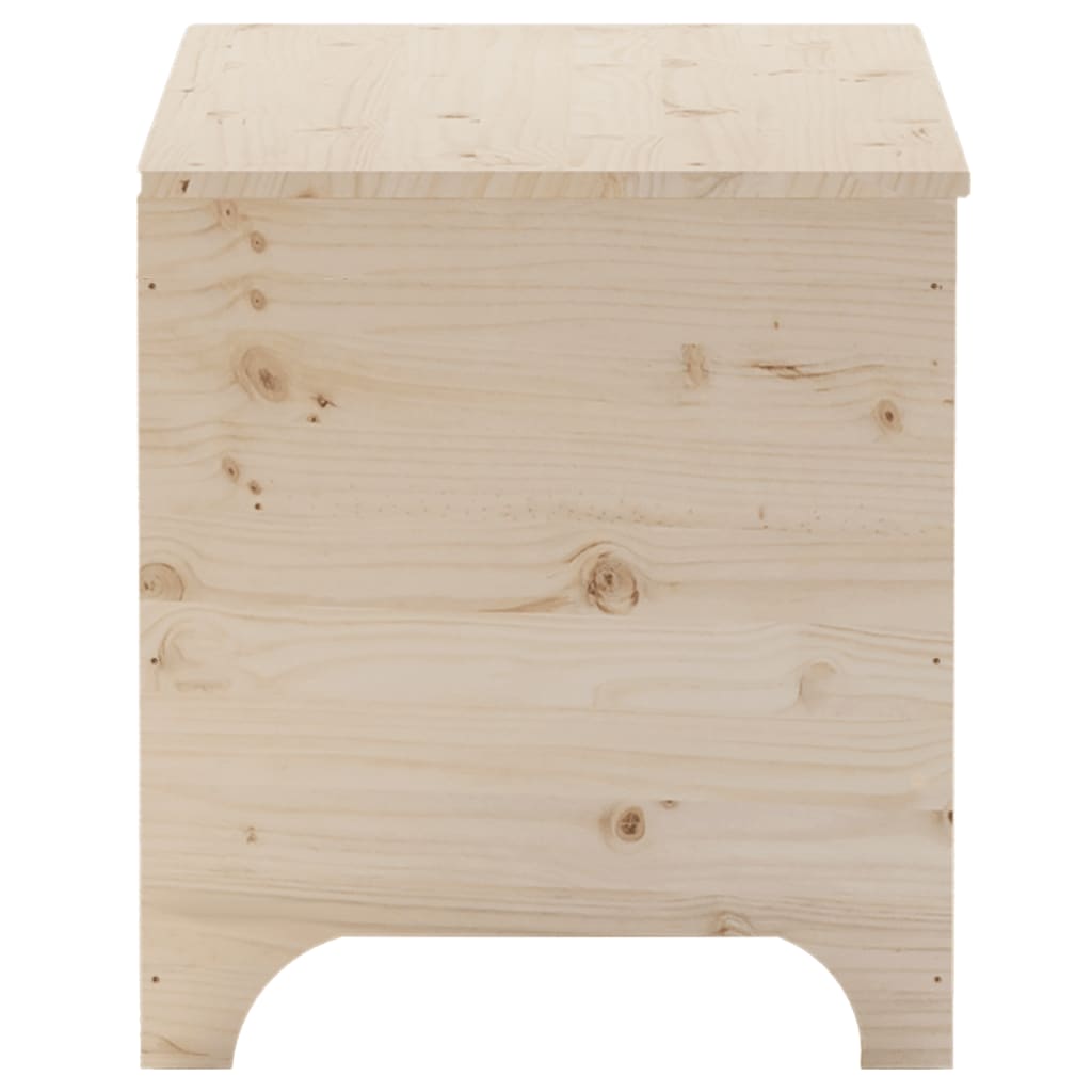 Contenitore con Coperchio RANA 80x49x54 cm Legno Massello Pino