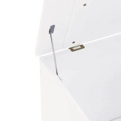 Contenitore con Coperchio RANA Bianco 80x49x54 cm Massello Pino