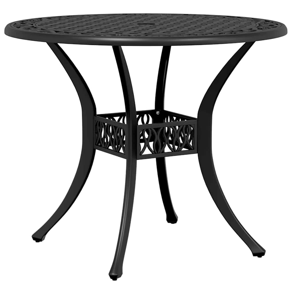 Set da Bistrot 3 pz Nero in Alluminio Pressofuso | homemem39