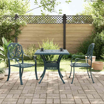 Set da Bistrò 3 pz Verde in Alluminio Pressofuso | homemem39
