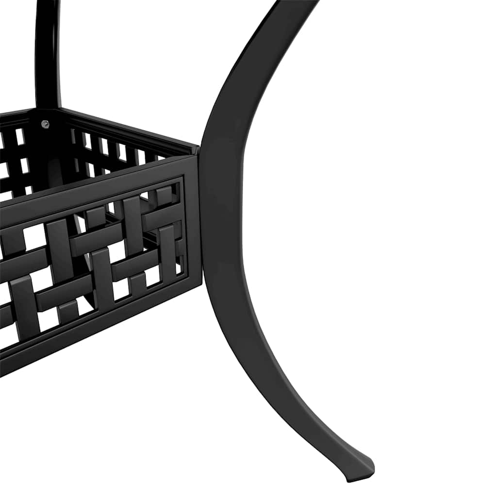 Set da Bistrot 3 pz Nero in Alluminio Pressofuso | homemem39