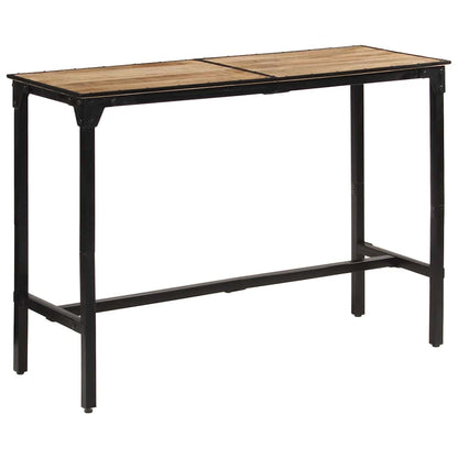 Set Bar 7pz Legno Massello Mango Grezzo e Metallo | homemem39