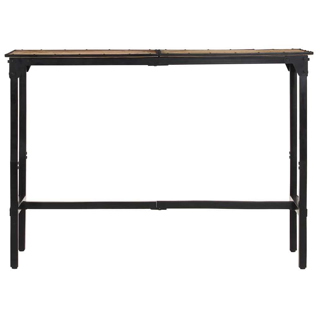 Set Bar 7pz Legno Massello Mango Grezzo e Metallo | homemem39