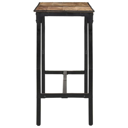 Set Bar 7pz Legno Massello Mango Grezzo e Metallo | homemem39