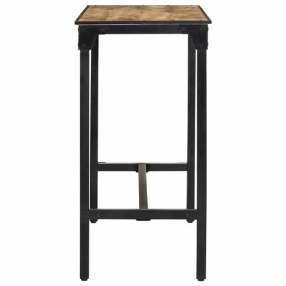 Set Bar 5pz Legno Massello Mango Grezzo e Metallo | homemem39