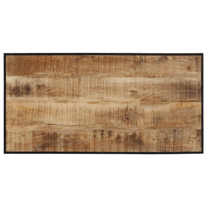 Set Bar 5pz Legno Massello Mango Grezzo e Metallo | homemem39