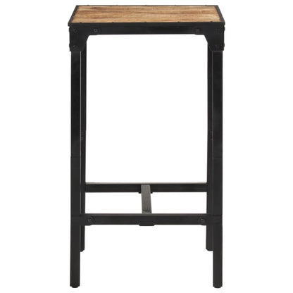 Set Bar 3pz Legno Massello Mango Grezzo e Metallo | homemem39