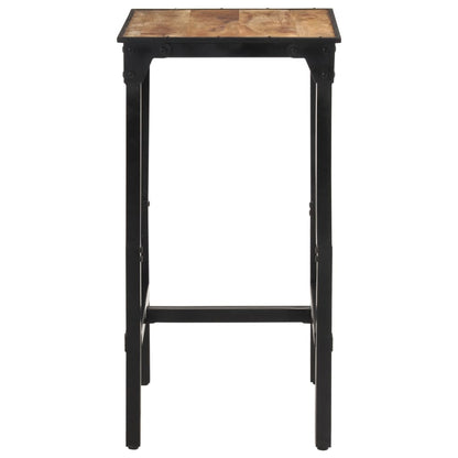 Set Bar 3pz Legno Massello Mango Grezzo e Metallo | homemem39