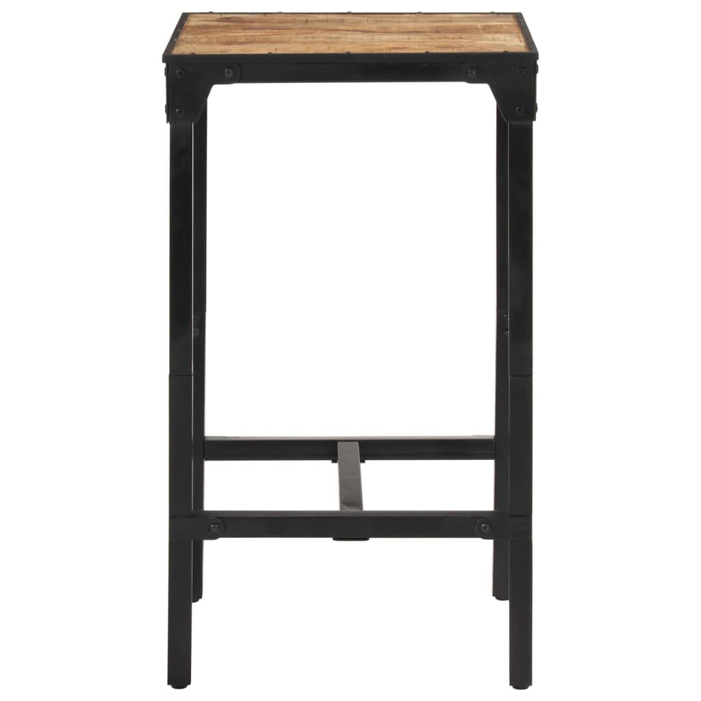 Set Bar 3pz Legno Massello Mango Grezzo e Metallo | homemem39