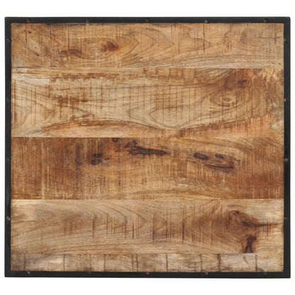 Set Bar 3pz Legno Massello Mango Grezzo e Metallo | homemem39