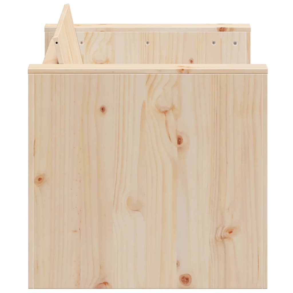 Divano da Giardino 2 Posti 134x60x62 cm Legno Massello di Pino | homemem39