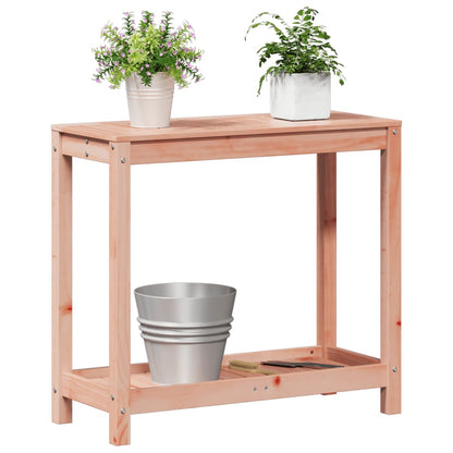 Tavolo Invaso con Ripiano 82,5x35x75 cm Legno Massello Douglas | homemem39