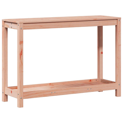 Tavolo Invaso con Ripiano 108x35x75 cm Legno Massello Douglas | homemem39
