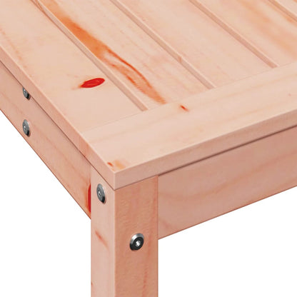 Tavolo Invaso con Ripiano 108x35x75 cm Legno Massello Douglas | homemem39
