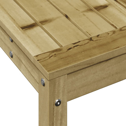 Tavolo Invaso con Ripiano 108x35x75 cm Legno Impregnato di Pino - homemem39