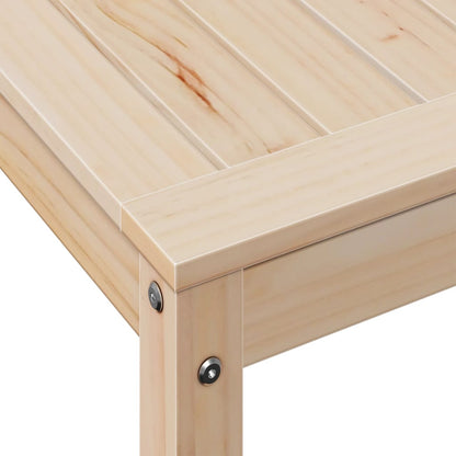 Tavolo Invaso con Ripiano 108x50x75 cm Legno Massello di Pino | homemem39