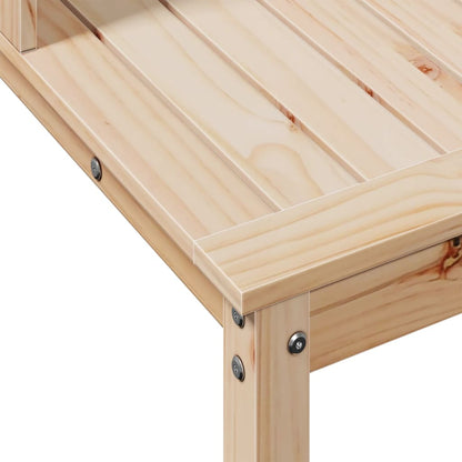 Tavolo Invaso con Ripiani 82,5x50x109,5 cm Legno Massello Pino | homemem39