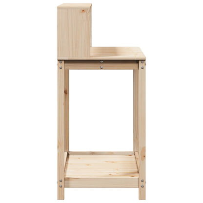 Tavolo Invaso con Ripiani 108x50x109,5 cm Legno Massello Pino | homemem39