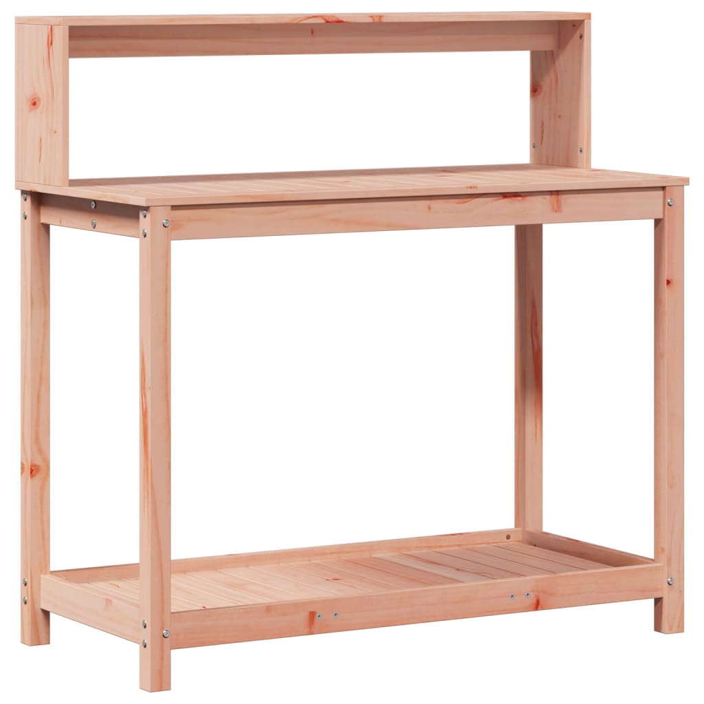 Tavolo Invaso con Ripiani 108x50x109,5cm Legno Massello Douglas | homemem39