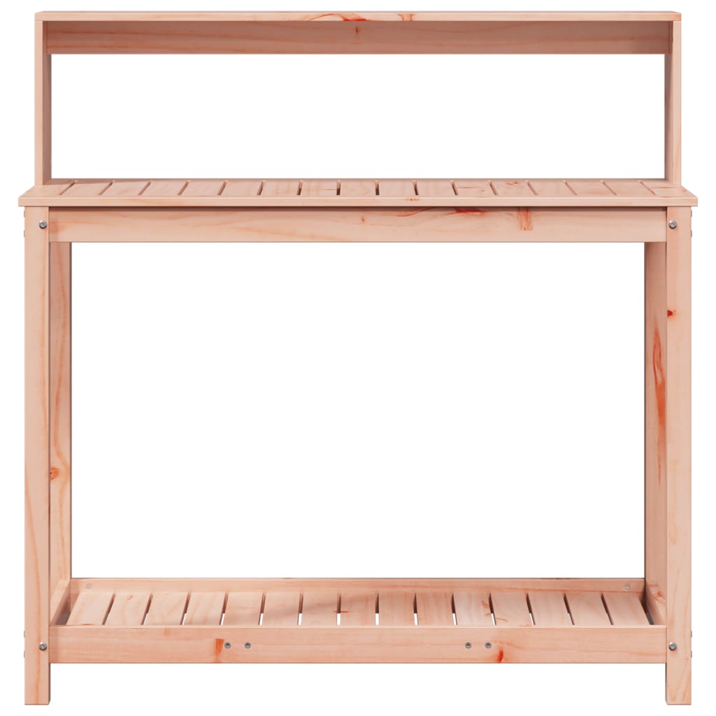 Tavolo Invaso con Ripiani 108x50x109,5cm Legno Massello Douglas - homemem39