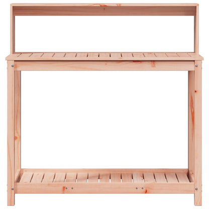 Tavolo Invaso con Ripiani 108x50x109,5cm Legno Massello Douglas - homemem39