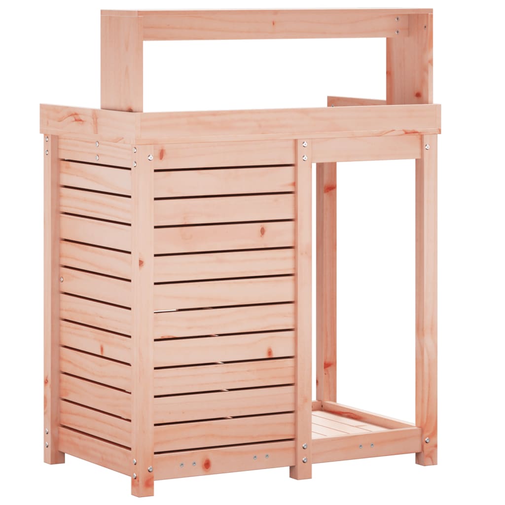 Tavolo Invaso con Ripiani 82,5x50x109,5 cm Massello Douglas | homemem39