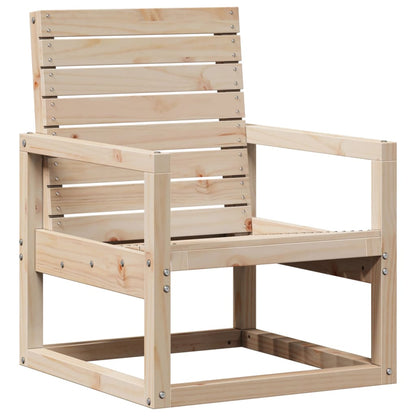 Sedia da Giardino 57,5x63x76 cm in Legno Massello di Pino - homemem39