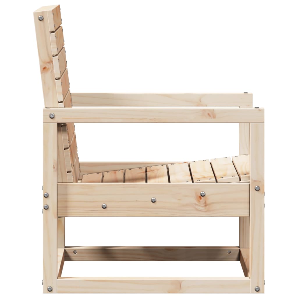 Set Salotto da Giardino 3 pz in Legno Massello di Pino | homemem39