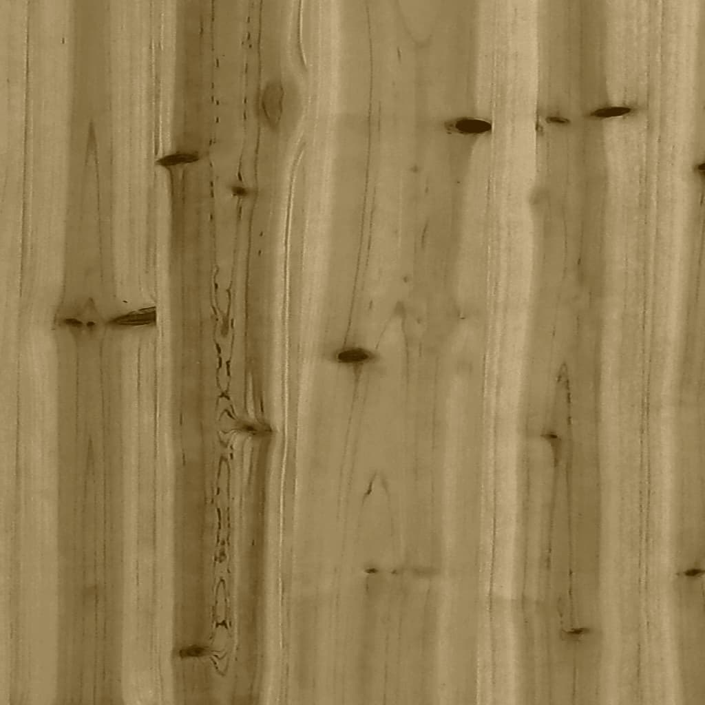 Tavolo da Picnic 110x134x75 cm in Legno Impregnato di Pino