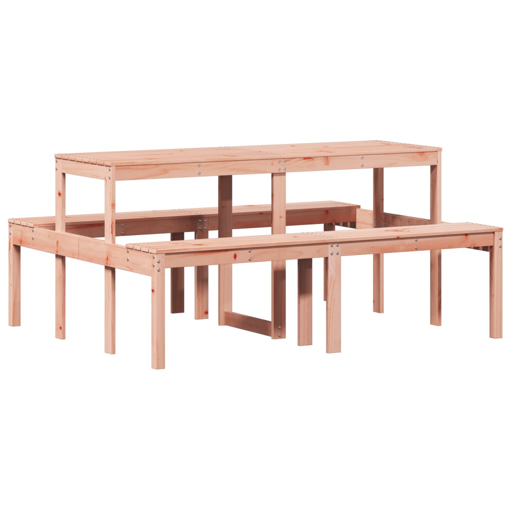 Tavolo da Picnic 160x134x75 cm in Legno Massello di Douglas