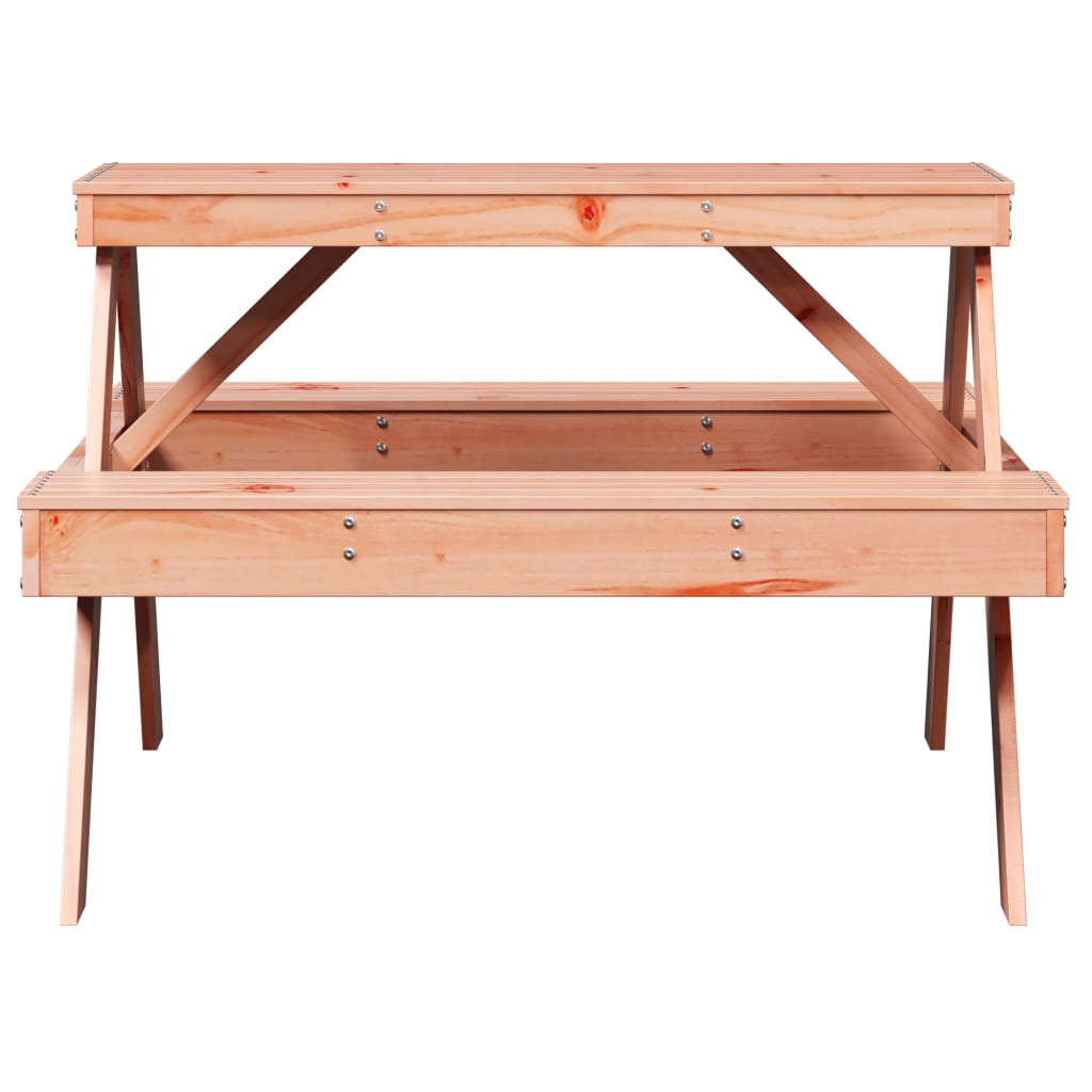 Picnic Table 105x134x75 cm in Solid Douglas Wood