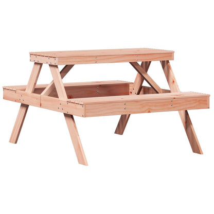 Picnic Table 105x134x75 cm in Solid Douglas Wood