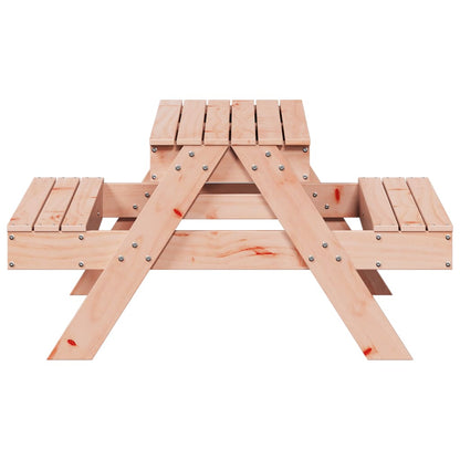 Picnic Table with Sandbox for Children in Solid Douglas Fir