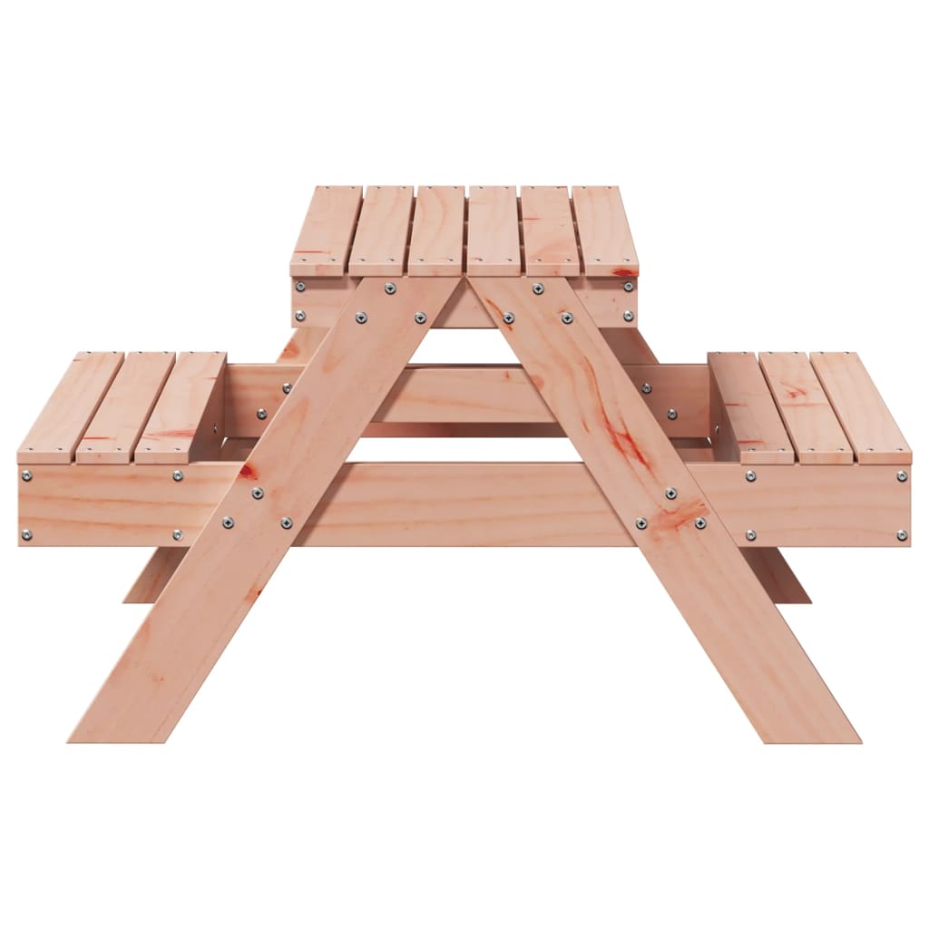 Tavolo da Picnic per Bambini 88x97x52 cm Legno Massello Douglas