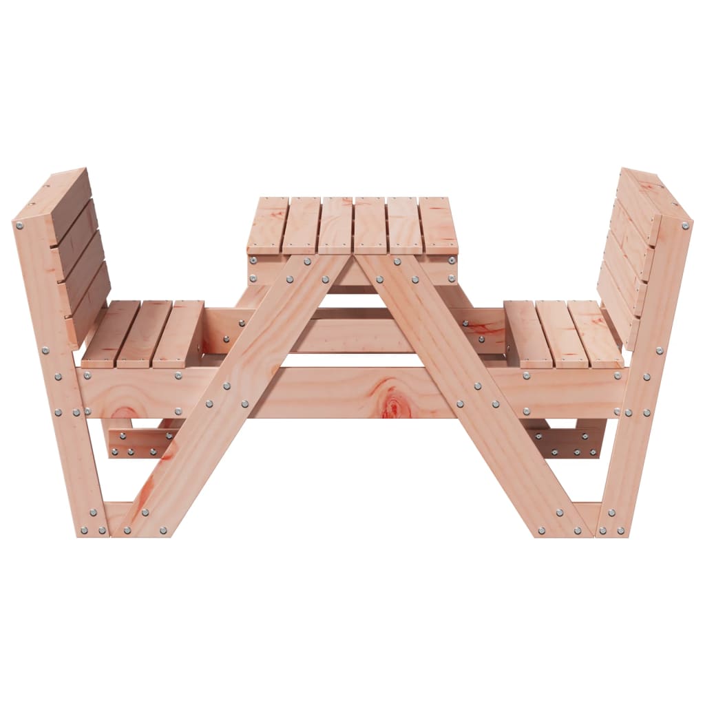 Children's Picnic Table 88x122x58cm Solid Douglas Wood