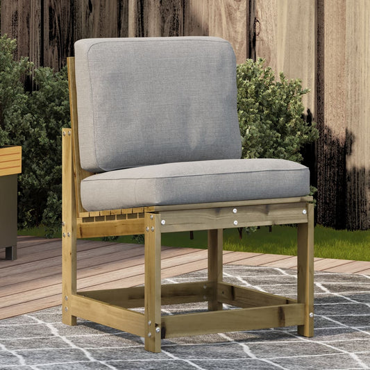 Sedia da Giardino 50,5x55x77 cm in Legno Impregnato di Pino | homemem39