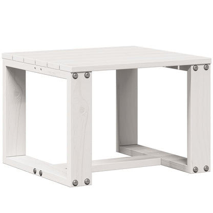 Set Salotto da Giardino 3 pz Bianco in Legno Massello di Pino - homemem39
