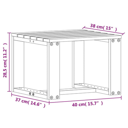 Set Salotto da Giardino 3 pz in Legno Massello di Douglas